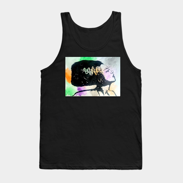 Bride Watercolor Tank Top by KazArtDesigns